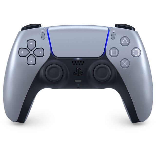 Sony Ps5 Dscontroller Silver Sterling Silver Dual Sense Wireless Controller Playstation 5