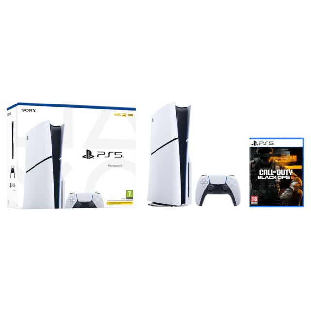 Sony PS5 Call of Duty Black Ops 6 Gaming Bundle with Extra Controller and Charging Dock