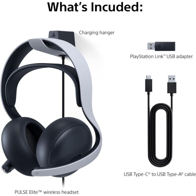 Sony PULSE Elite Wireless PS5 Headset in White