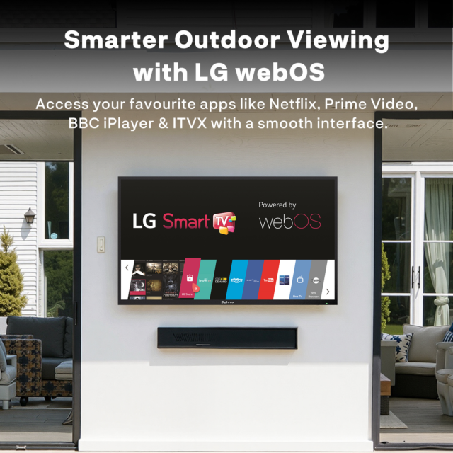 Sylvox OT65B1K4GC 65inch Partial Sun Outdoor TV