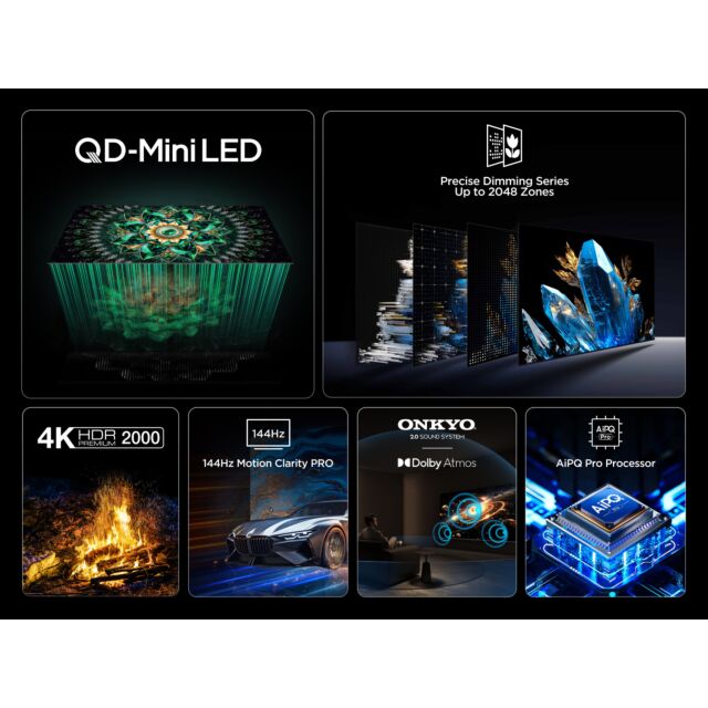 TCL 75Q7C-UK 75inch 4K QD-Mini LED UHD Smart Google TV