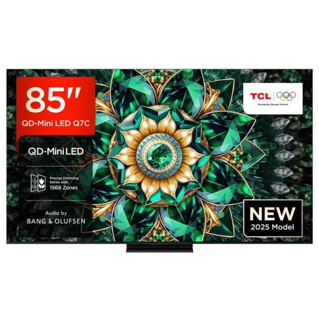 TCL 85Q7C-UK 85inch 4K QD-Mini LED UHD Smart Google TV
