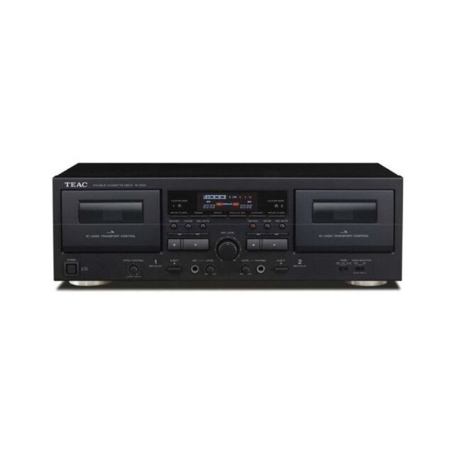 Teac W1200-S Twin Cassette Deck Hifi Separate - Silver