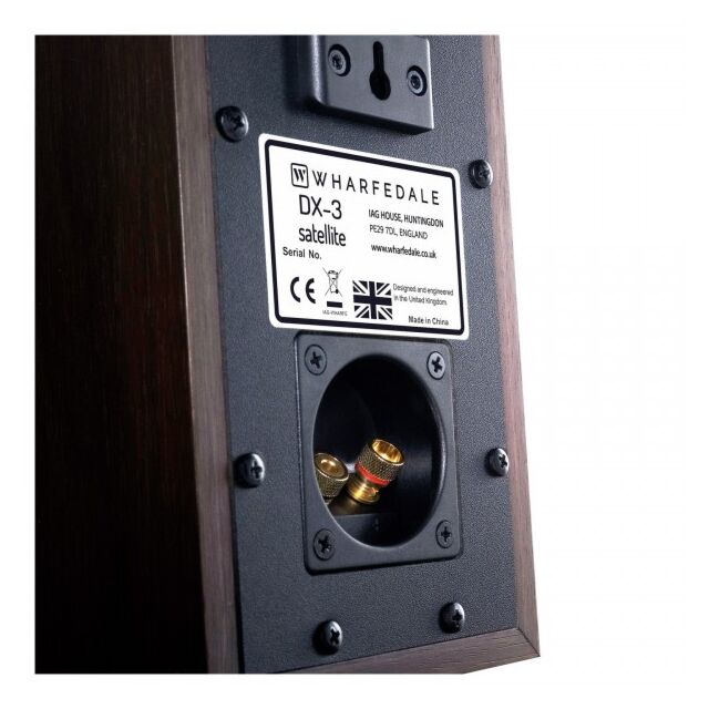 Wharfedale DX-3 Satellite Speakers Pair in Walnut