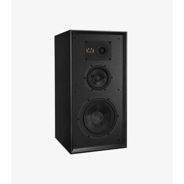 Wharfedale Super Linton Heritage Standmount Speakers Pair Black Oak