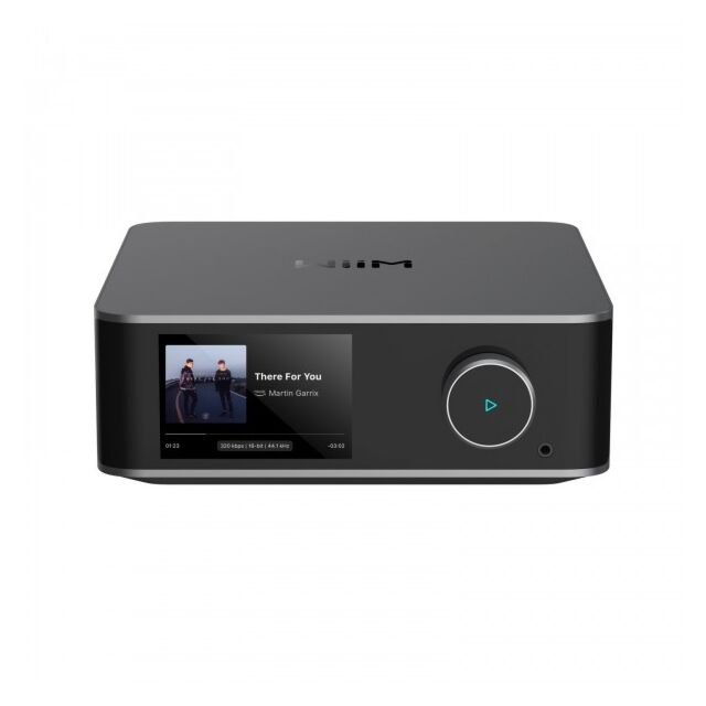WiiM Vibelink Stereo Amplifier with ULTRA Music Streamer Space Grey