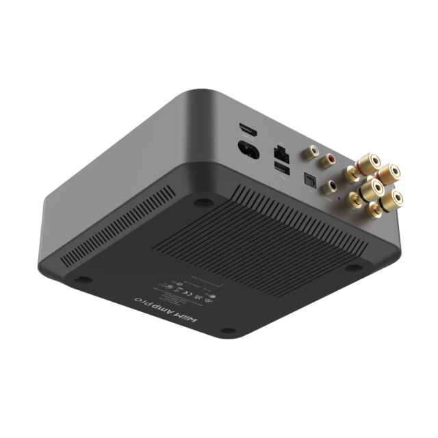 WiiM Amp Pro Versatile Streaming Amplifier in Space Grey