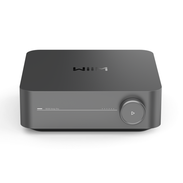 WiiM Amp Pro Versatile Streaming Amplifier in Space Grey