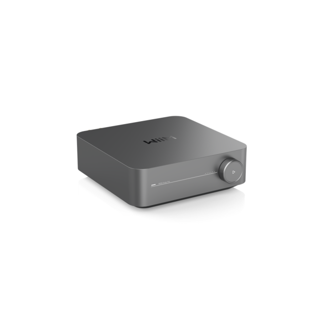 WiiM Amp Pro Versatile Streaming Amplifier in Space Grey