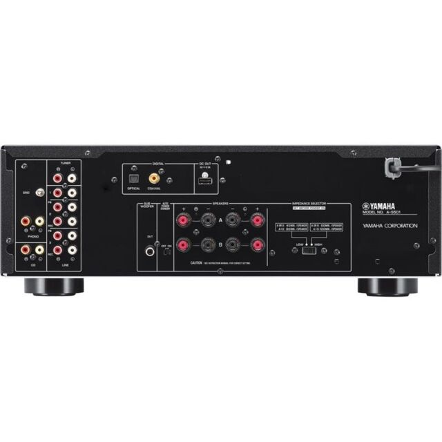 Yamaha AS501 MK2 Integrated Stereo Amplifier In Black