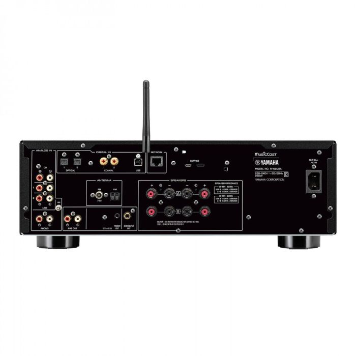 YAMAHA RN800A-BK Network Receiver With Phono And Built-In Dac Black