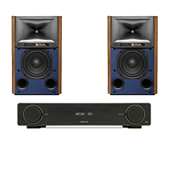 Arcam A5+4309WN Amp With 4309 Walnut Speakers Pair Bundle