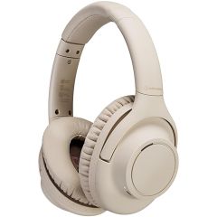 Audio-Technica ATH-S300BT Wireless Hybrid Digital Noise-Cancelling Headphones Beige