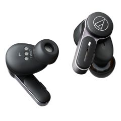 Audio Technica ATHTWX7 Wireless Earbuds in Black