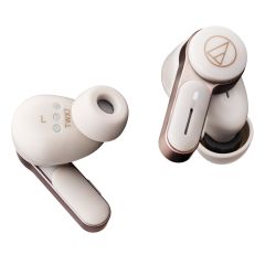 Audio Technica ATHTWX7 Wireless Earbuds in White