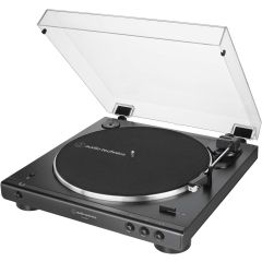 Audio Technica AT-LP60XBT Fully Automatic Bluetooth Wireless Belt Drive Turntable in Black