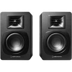 Audio-Technica AT-SP3X Bluetooth Powered Bookshelf Speakers Black