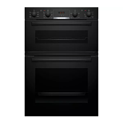 Bosch MBA533BB3B Built-In Double Electric Oven Black