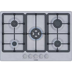 Bosch PGQ7B5K90 75cm Stainless Steel Gas Hob