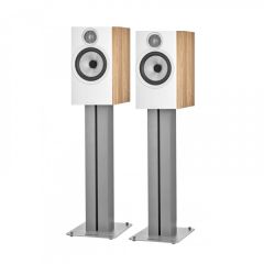 Bowers + Wilkins 606S3OK-FS600S3SV Bookshelf Speakers (Pair) With Stands Oak