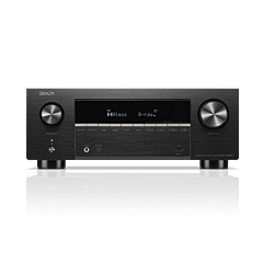 DENON AVC-X3900H 9.4 Ch. 105W 4K/8K Dolby Atmos AV Amplifier Powered by HEOS Black