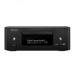 DENON RCDN12DABBKE2GB Hifi Network CD Receiver With Dab+ Bluetooth - Black Ex-Display