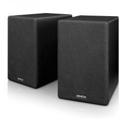 Denon SCN10BKEM Stereo Speakers In Black