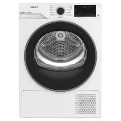 Hotpoint CHD94MWBSUK Fabric Care 9KG - 60cm Heat Pump Tumble Dryer with HomeWhiz