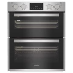 Hotpoint DUH10DIX Built Under Electric Fan Oven 48L / 38L - Stainless Steel