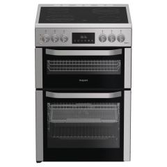 Hotpoint HDE6VDCASX Electric Double Cooker 60CM - 75L / 38L with Air Fry
