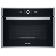 Hotpoint HMW47HMXUK built in microwave oven: stainless steel