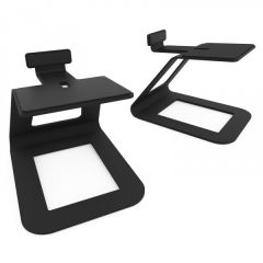 Kanto SE6 Large Elevated Desktop Speaker Stands in Black