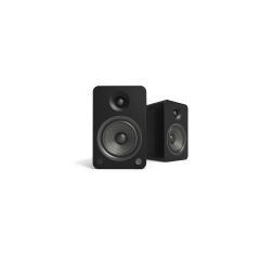 Kanto YU6 Powered Bookshelf Speakers with Bluetooth 4.0 with aptX and Built-In Phono Preamp in Matte Black