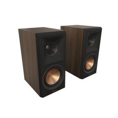 Klipsch RP-500M II Bookshelf Speakers in Walnut Compact, Powerful, and Detailed Sound
