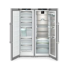 Liebherr XRFST5295 665L No Frost Steel Side by Side Fridge Freezer