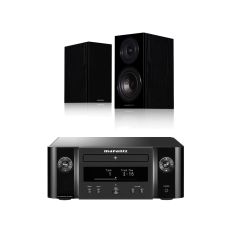 Marantz MCR612T1B-DIAMOND12.1IBK Network System With Bookshelf Speakers (Pair) - Black