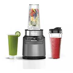 Ninja BN500UK 1000W Compact Motorised Blender Grey