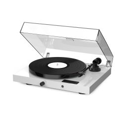 Pro-Ject Juke Box E1 All in One Plug & Play Turntable in White Effortless Setup and Superior Sound Quality