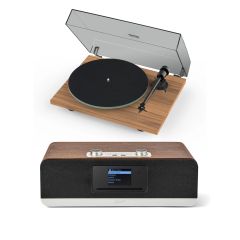 Pro-Ject T1 EVO PHONO Turntable With Roberts Stream  67L Hi-Fi Package