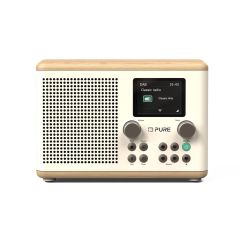 Pure Classic H4 Dab+/Fm Radio With Bluetooth Ready in Cotton White
