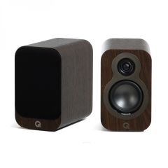 Q Acoustics 3010C 4 Inch Bookshelf Speakers Pair in Claro Walnut