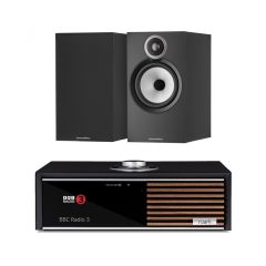 Ruark R610-606S3BK Music Console With B&W 606S3 Black Package 