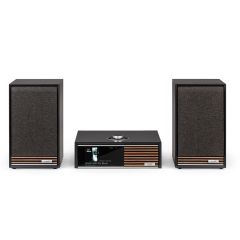 Ruark R610 Music Console with Sabre-R Bookeshelf Speakers Premium Streaming System in Charcoal