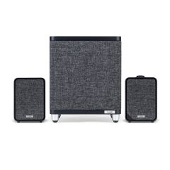 Ruark Audio MR1 MK3 Bluetooth Speakers with RS1 100W Subwoofer Charcoal Black