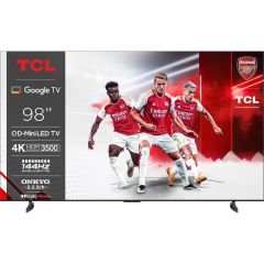 TCL 98C855K 98 Inch 4K UHD HDR QLED Mini LED Smart Google TV 2024