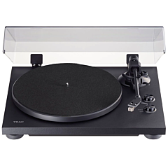 TEAC TN-280BT-A3 2-Speed Analog Belt Driven Turntable with Phono EQ and Bluetooth in Black