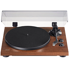 Teac TN-280BT A3 2-Speed Analog Turntable With Phono Eq And Bluetooth in Walnut