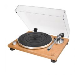 Audio Technica ATLPW30TK Fully Manual Belt Drive Hi Fi Turntable in wood