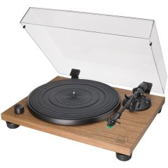 Audio-Technica AT-LPW40WN Manual Belt-Drive Turntable in Wood Base, Walnut Finish