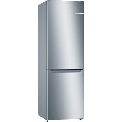 Bosch KGN33NLEBG Series 2 No Frost Freestanding Fridge Freezer Stainless Steel